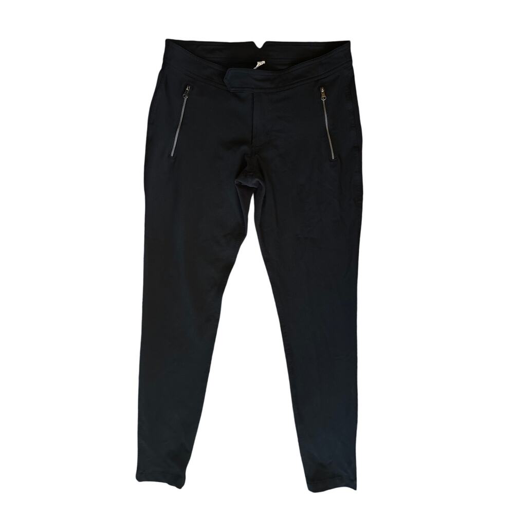 Women 8 Lululemon Athletica Better Together Black Pants Trousers Stretch Nylon